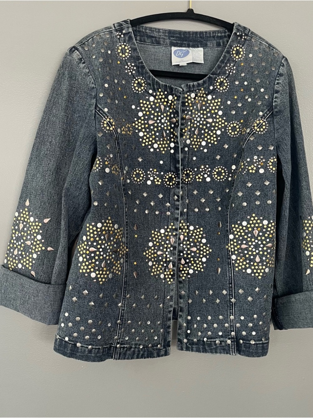 Diane Gilman 2 Studded Denim Jacket